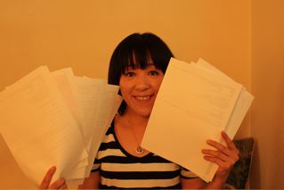 たくさんの応募、メッセージに嬉しそうなTOMOKOでした。