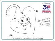 ヒョウモントカゲモドキステッカー