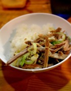 六角家さんの「ネギチャご飯」