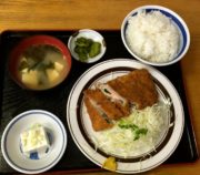 はさみカツ定食